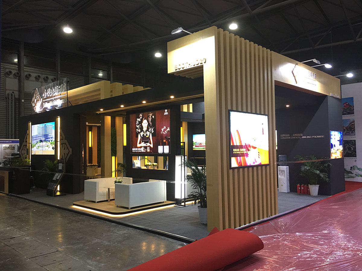 金陵酒店|CITM旅交会展台搭建施工现场08