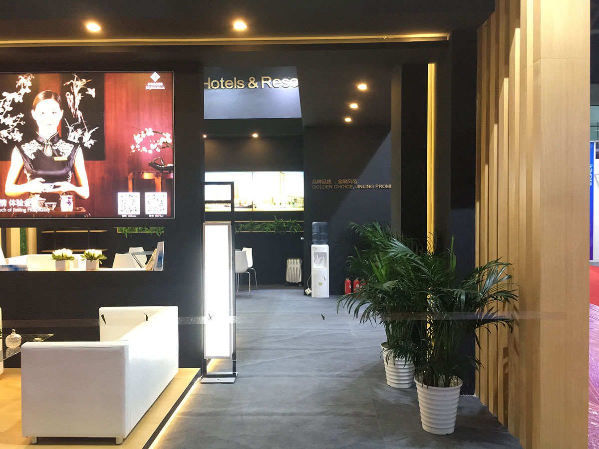 金陵酒店|CITM旅交会展台搭建施工现场11