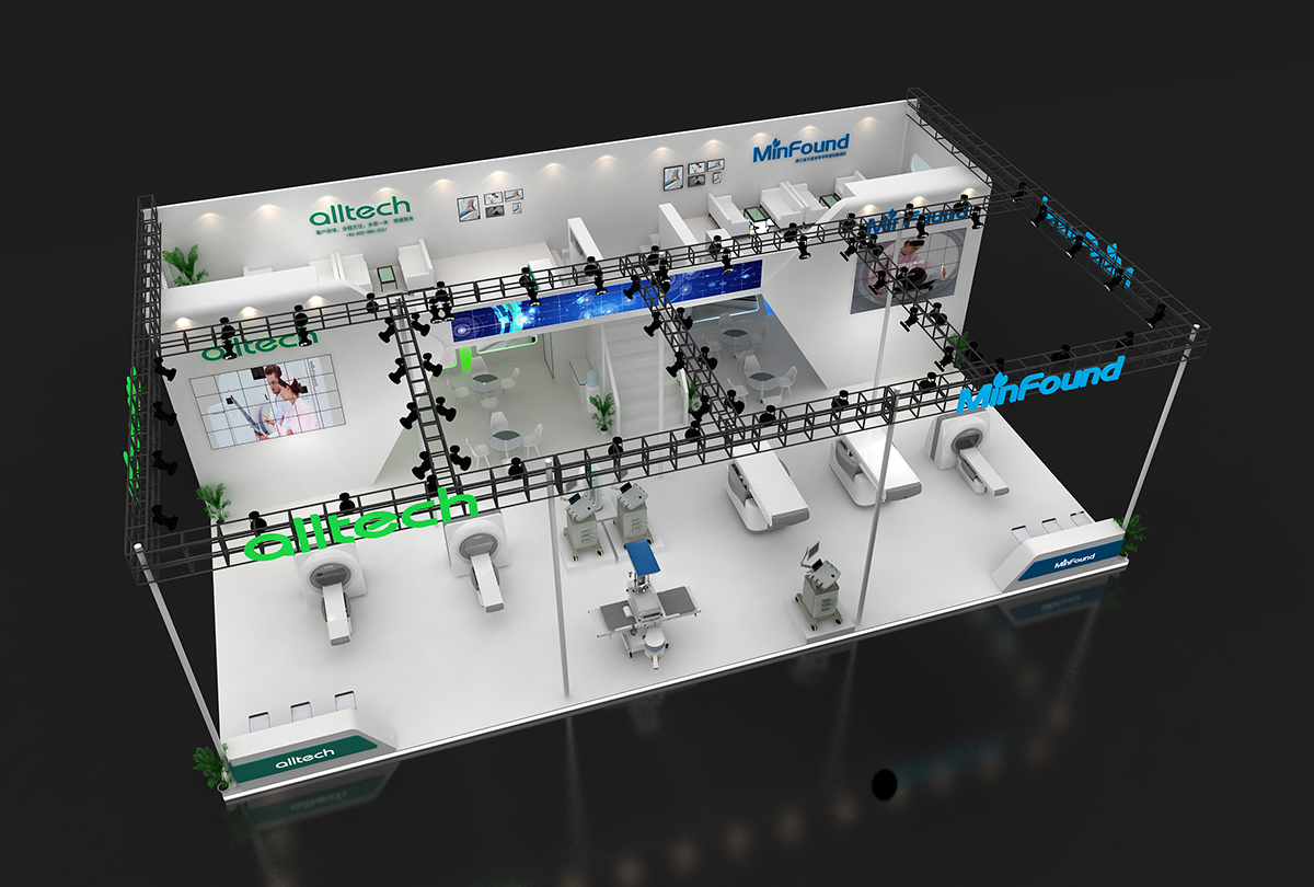 明峰与奥泰展台设计搭建|医疗器械博览会CMEF12